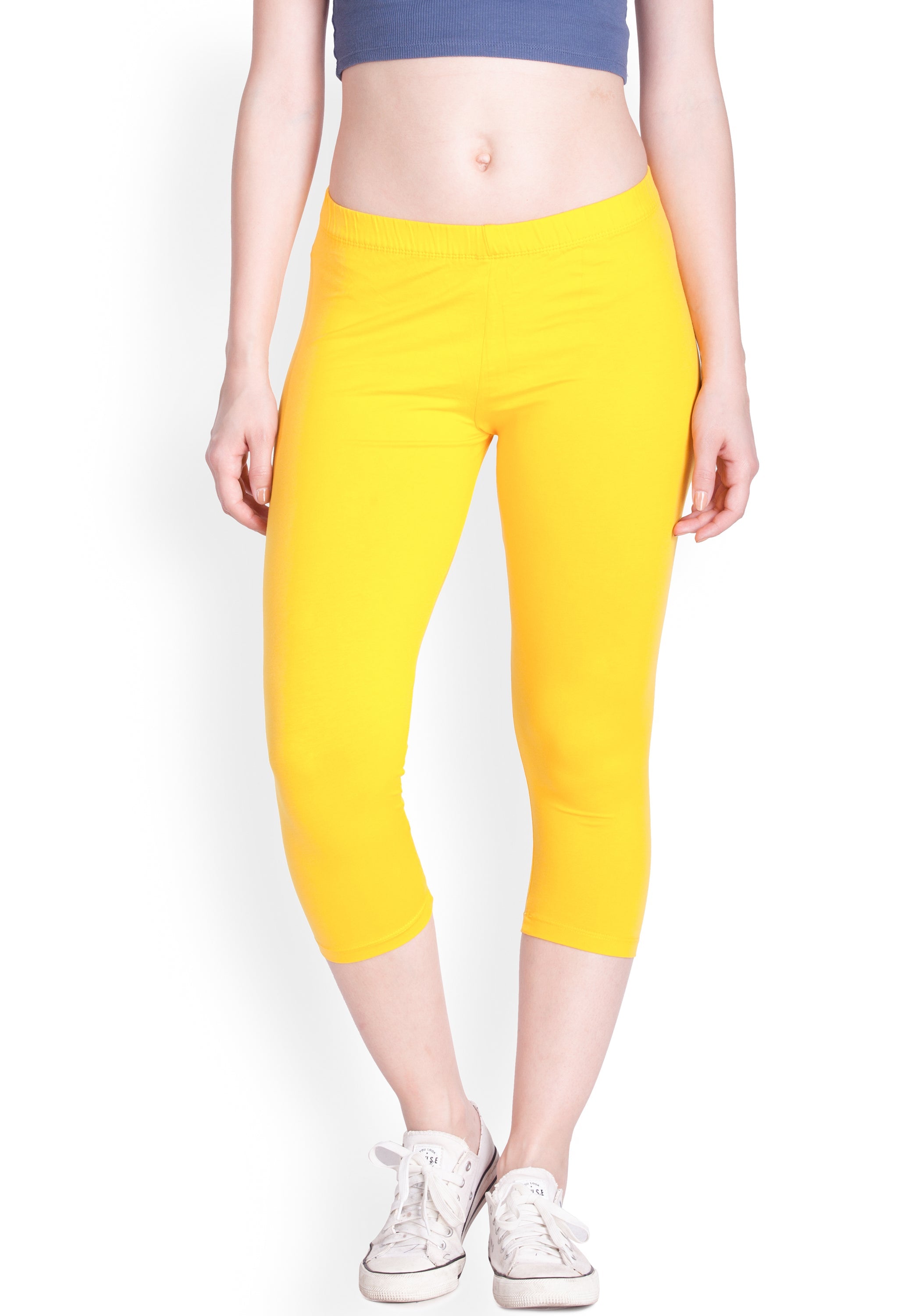 Yellow Capri Leggings – LYRA