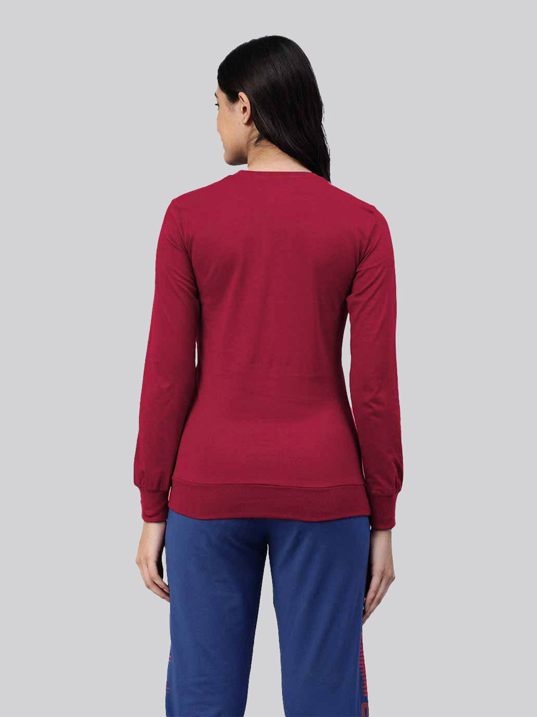 Maroon t shirt for ladies
