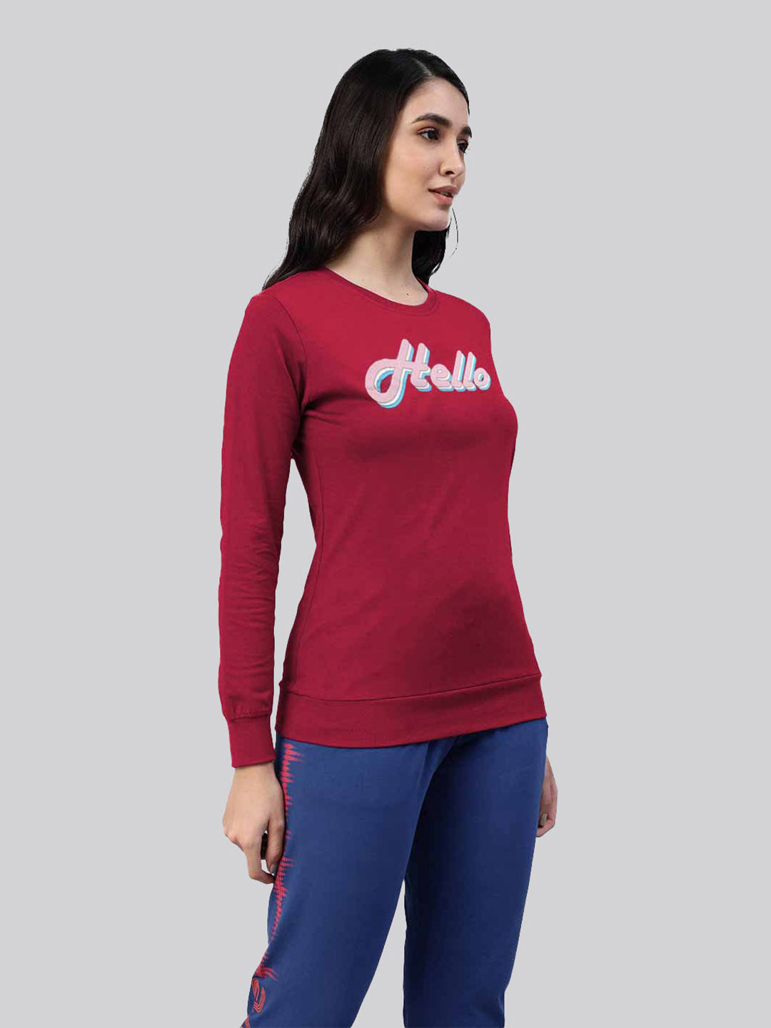 Cotton printed t-shirt for ladies