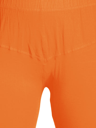 Orange Premium Churidar Leggings