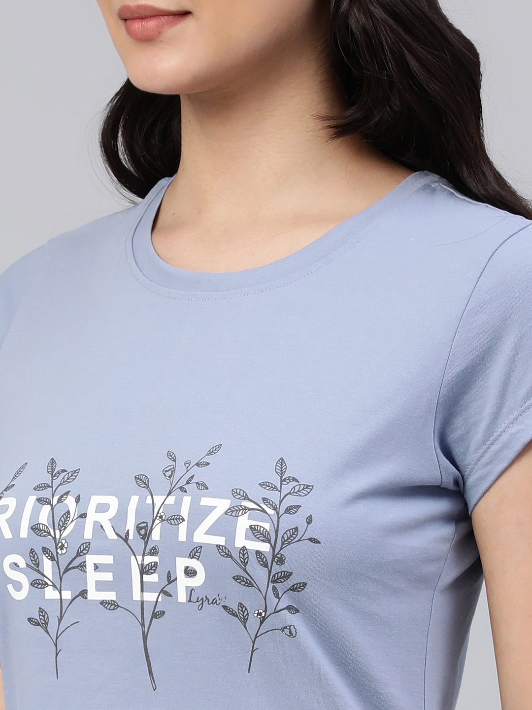 Prioritize Sleep Printed Night Suit #701