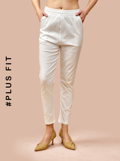 White Cotton Pant