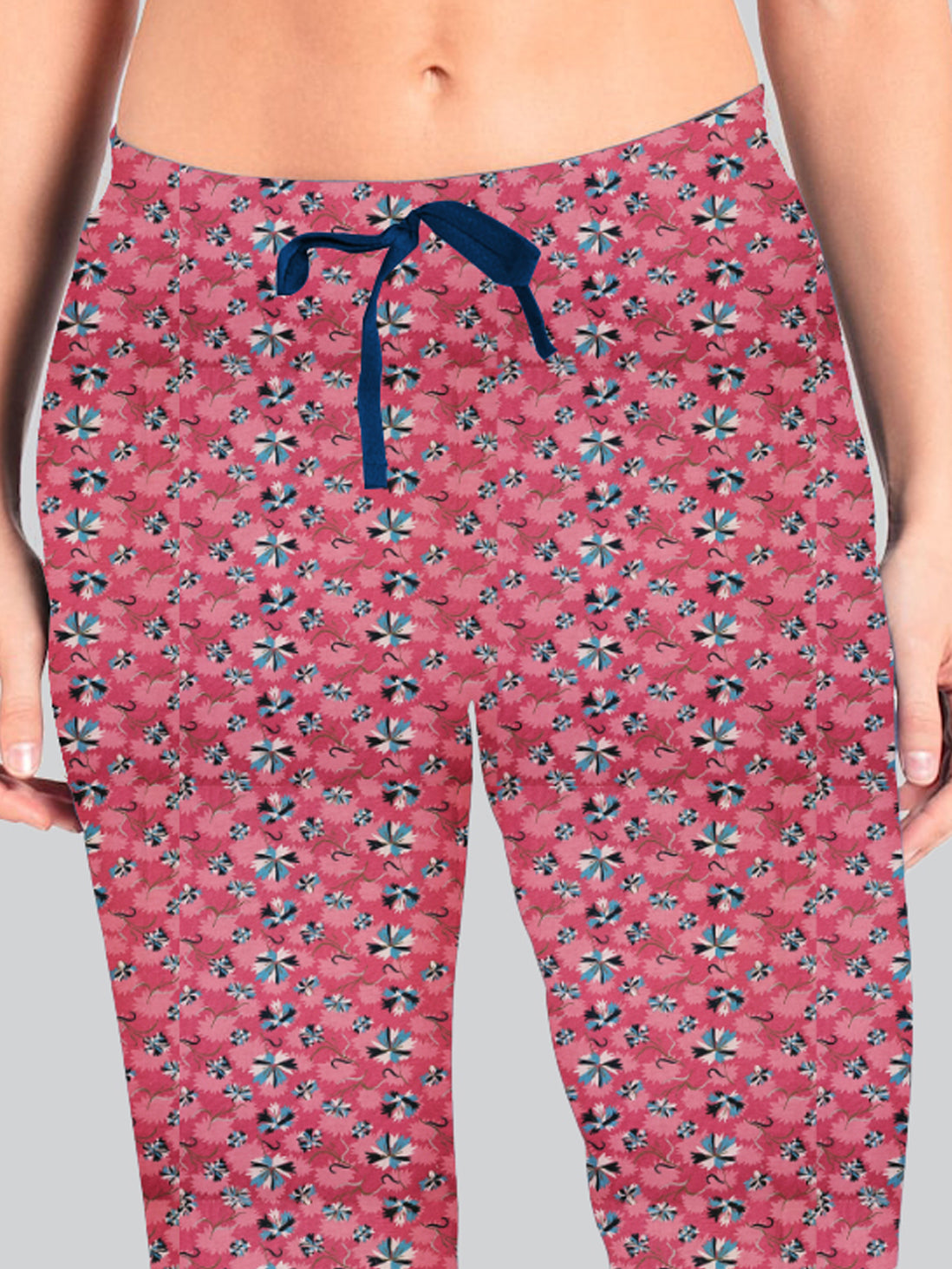 Pink Printed 3/4 Relax Pyjama #602