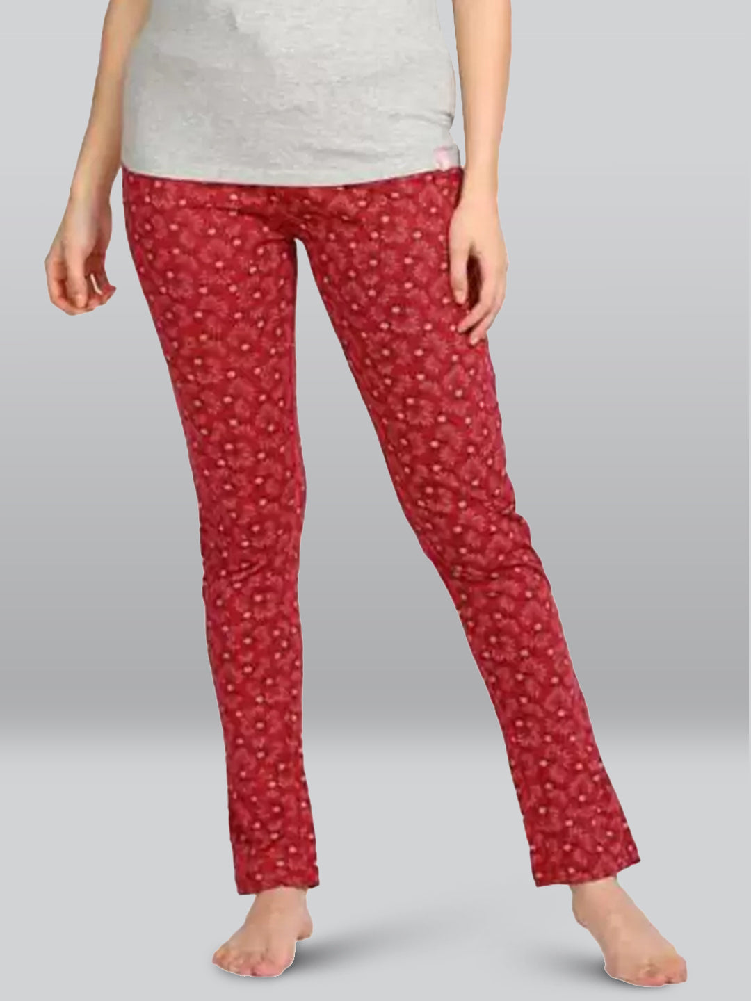 Red Printed Relax Pyjama #601