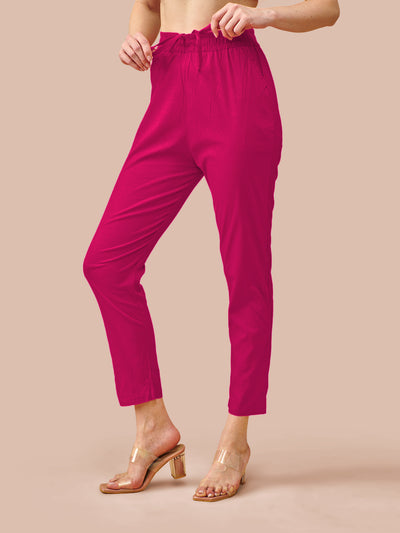 Pink Cotton Pant