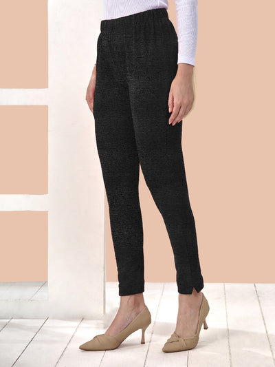 Black Winter Kurti Pant