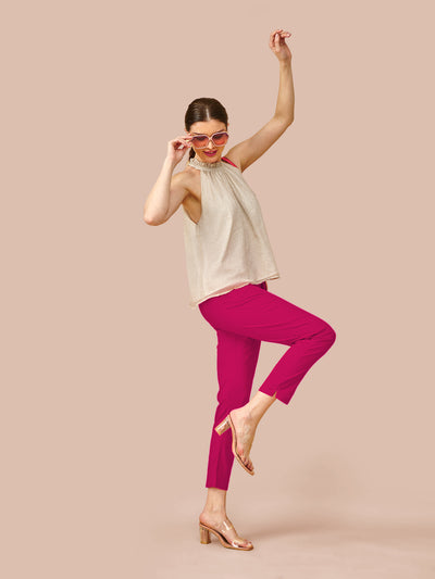 Pink Cotton Pant