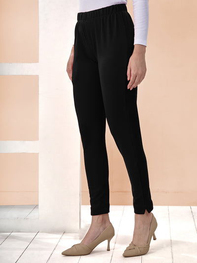 Black Winter Kurti Pant