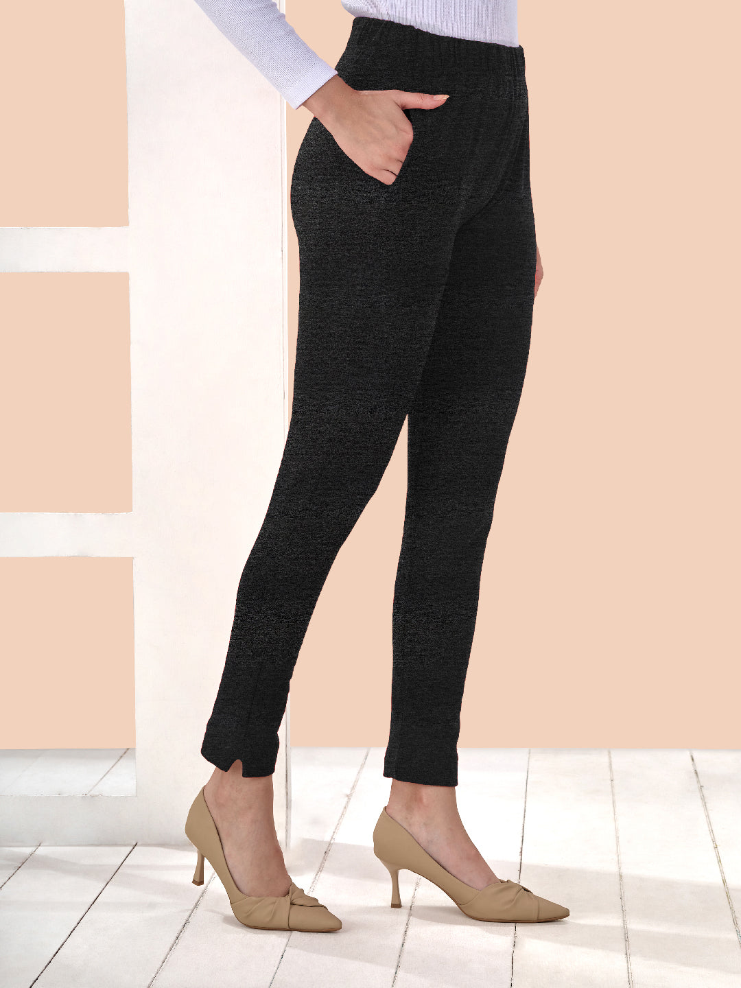 Black Winter Kurti Pant