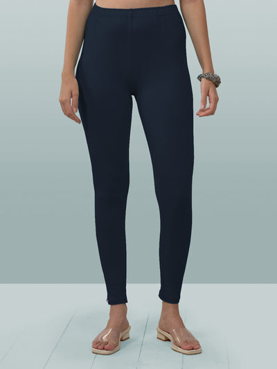 Navy Ankle Length Leggings