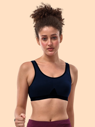 Navy Non-Padded Sports Bra #531