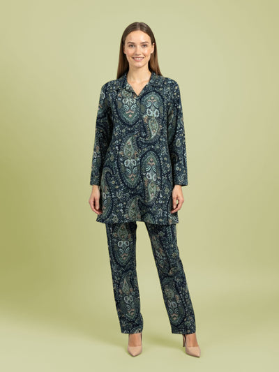 Lyra Women's Printed Premium Rayon B4 PR2 Co-ord Set