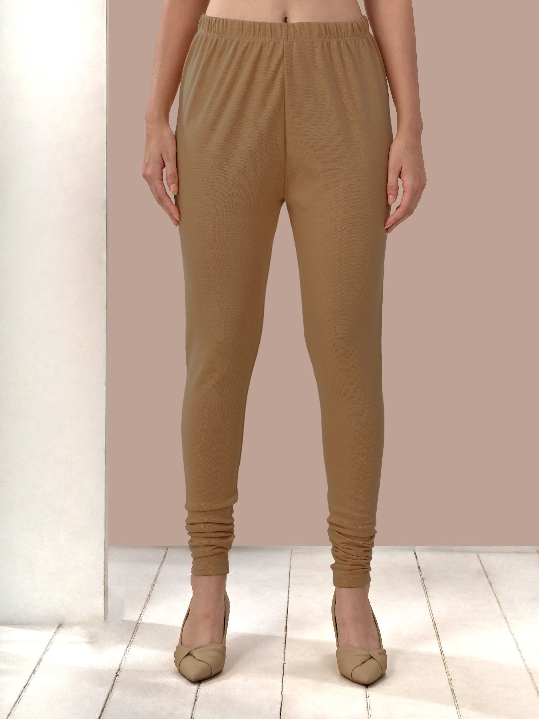 Beige Winter Leggings