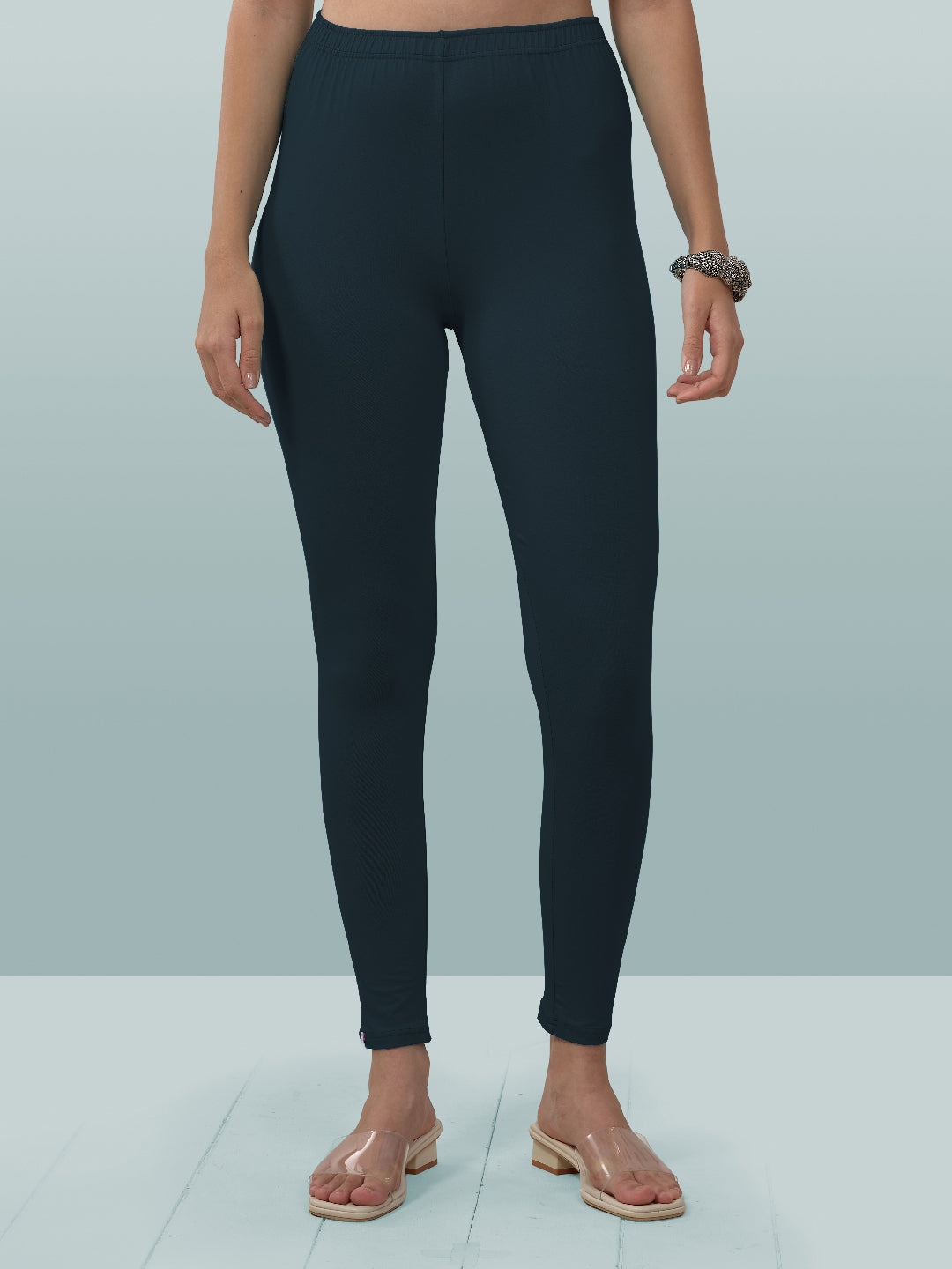 Navy Ankle Length Leggings