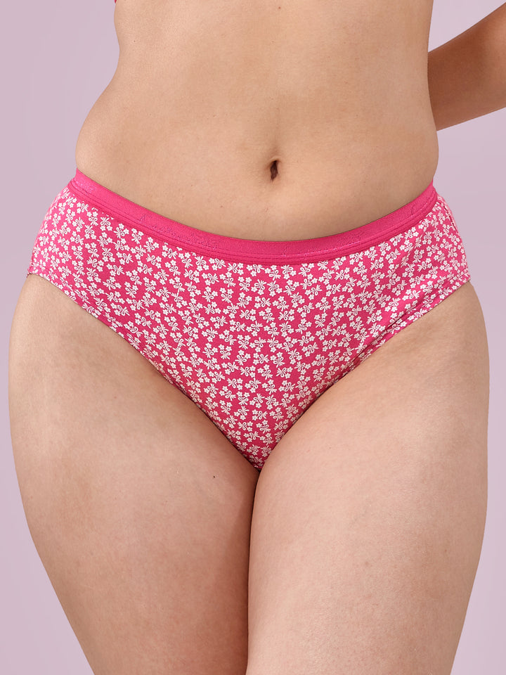 Printed Outer Elastic Hipster Panty #211 – LYRA