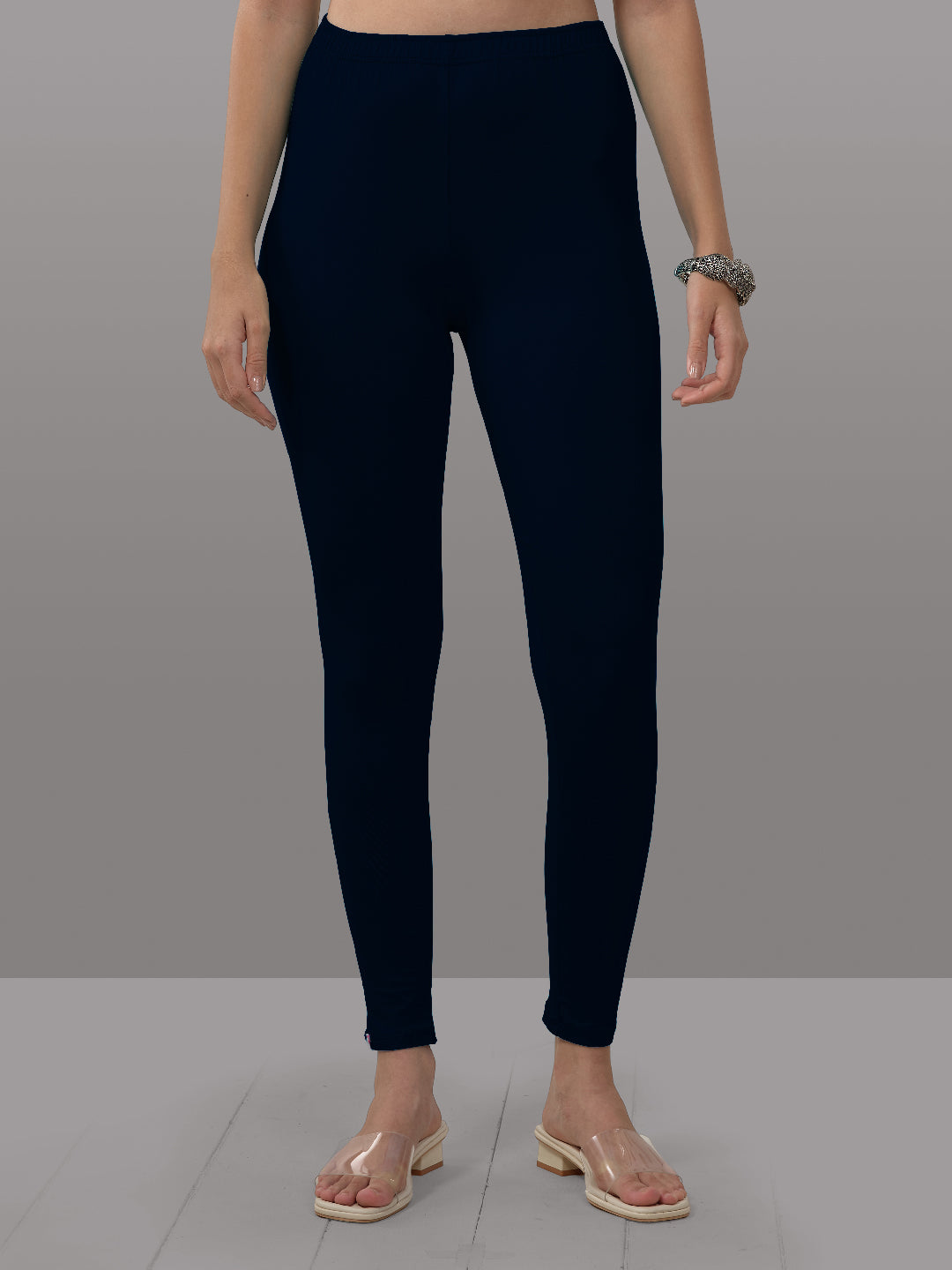 Navy Ankle Length Leggings