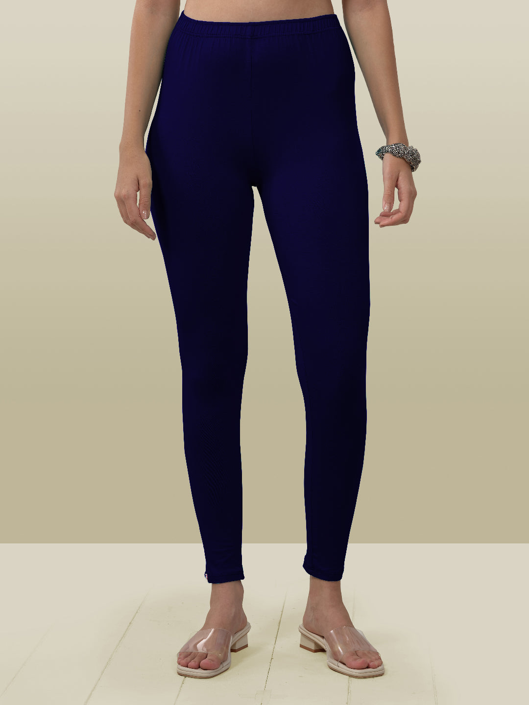 Navy Ankle Length Leggings