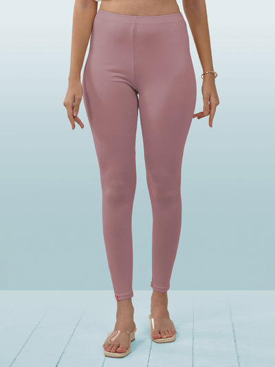 Pink Ankle Length Leggings