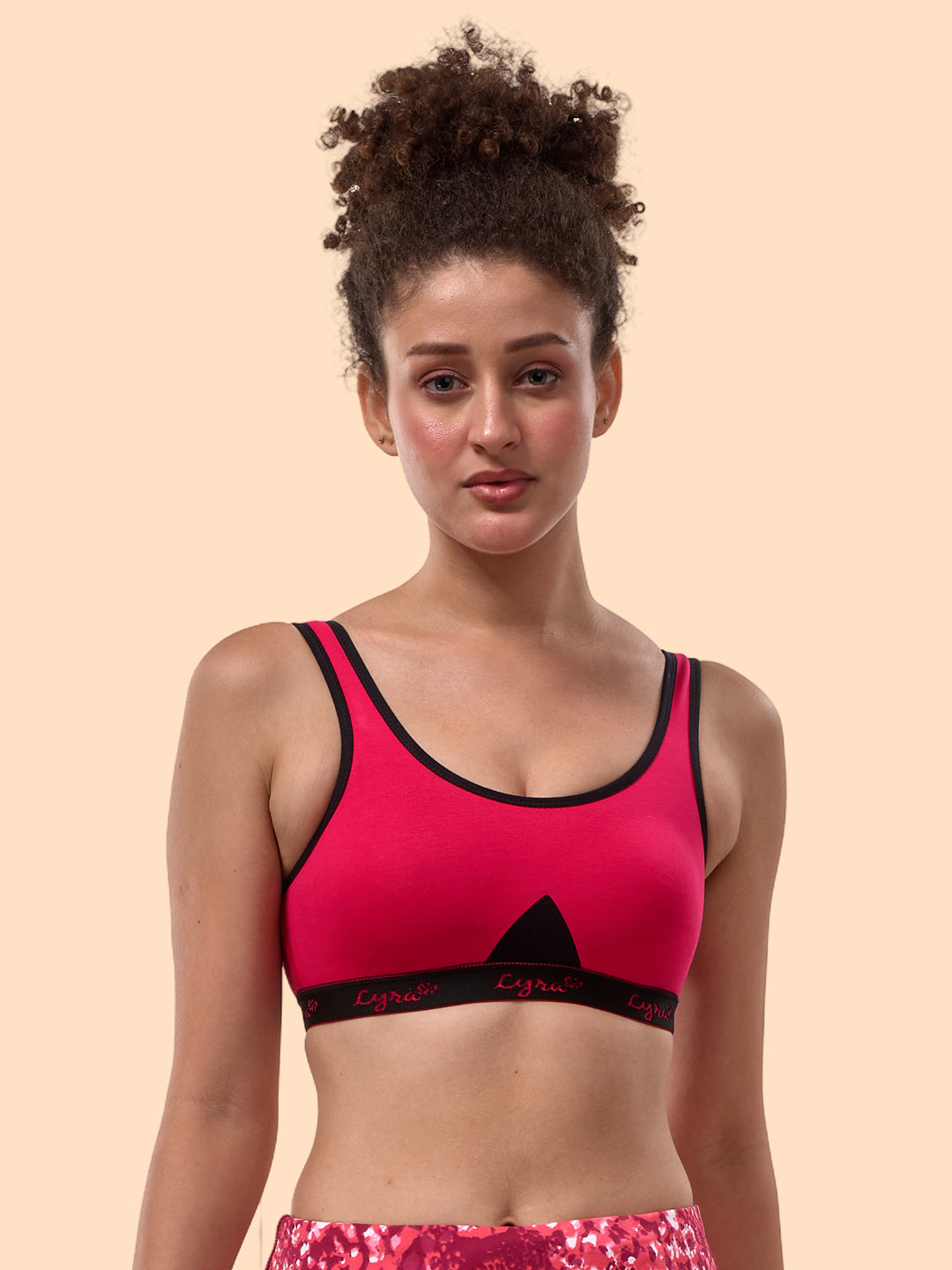 Pink Non-Padded Sports Bra #531