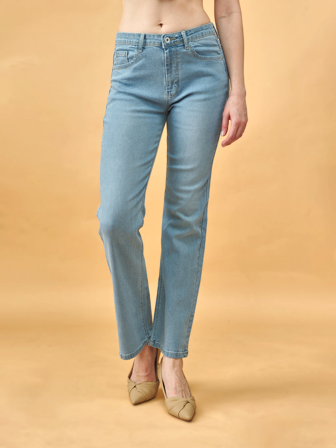 Baggy Jeans For Women | Wide-Leg Sailor Fit | Blue Denim