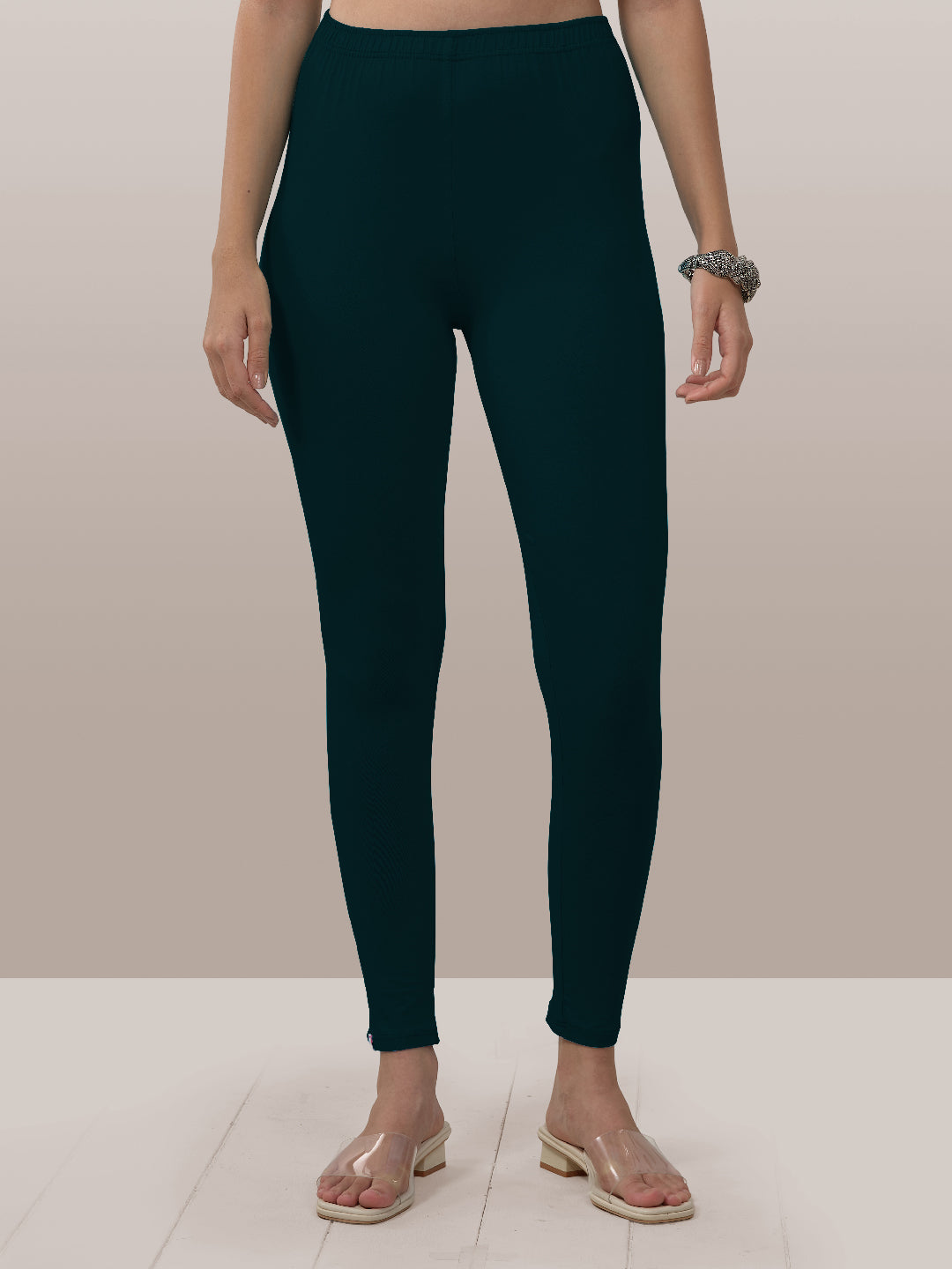 Navy Ankle Length Leggings