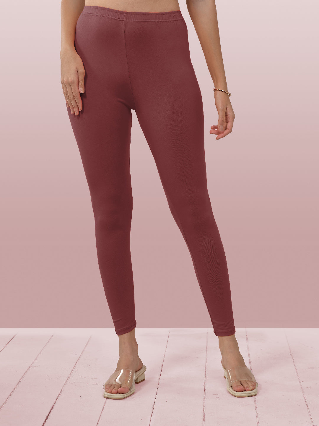 Coral Ankle Length Leggings