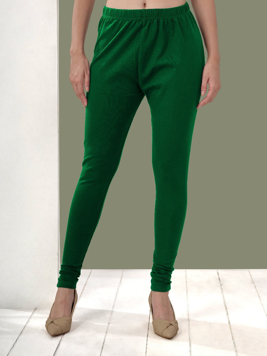 Green Winter Leggings