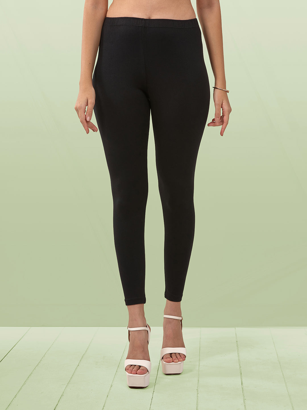 Black Ankle Length Leggings