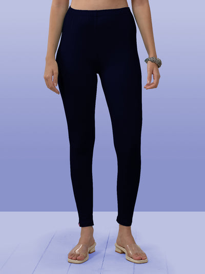 Navy Ankle Length Leggings