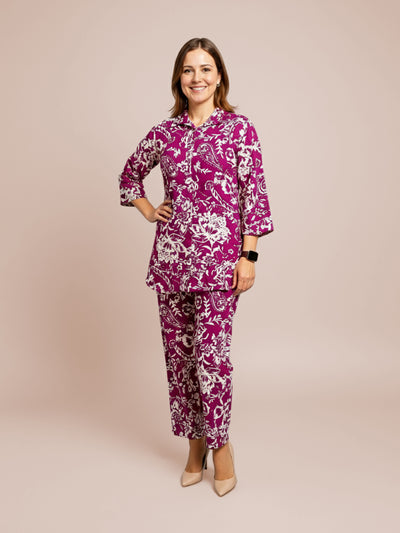 Lyra Women's Printed Premium Rayon B3 PR4 Co-ord Set