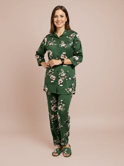 Lyra Women's Printed Premium Rayon B3 Co-ord Set