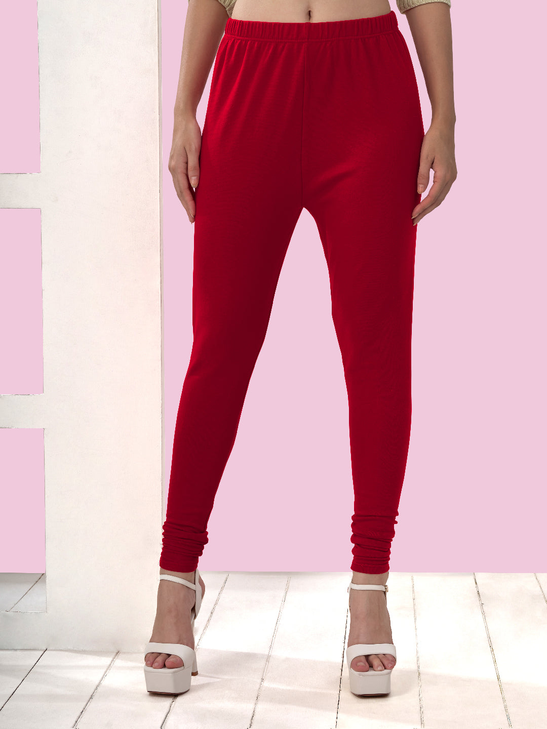 Red Winter Leggings