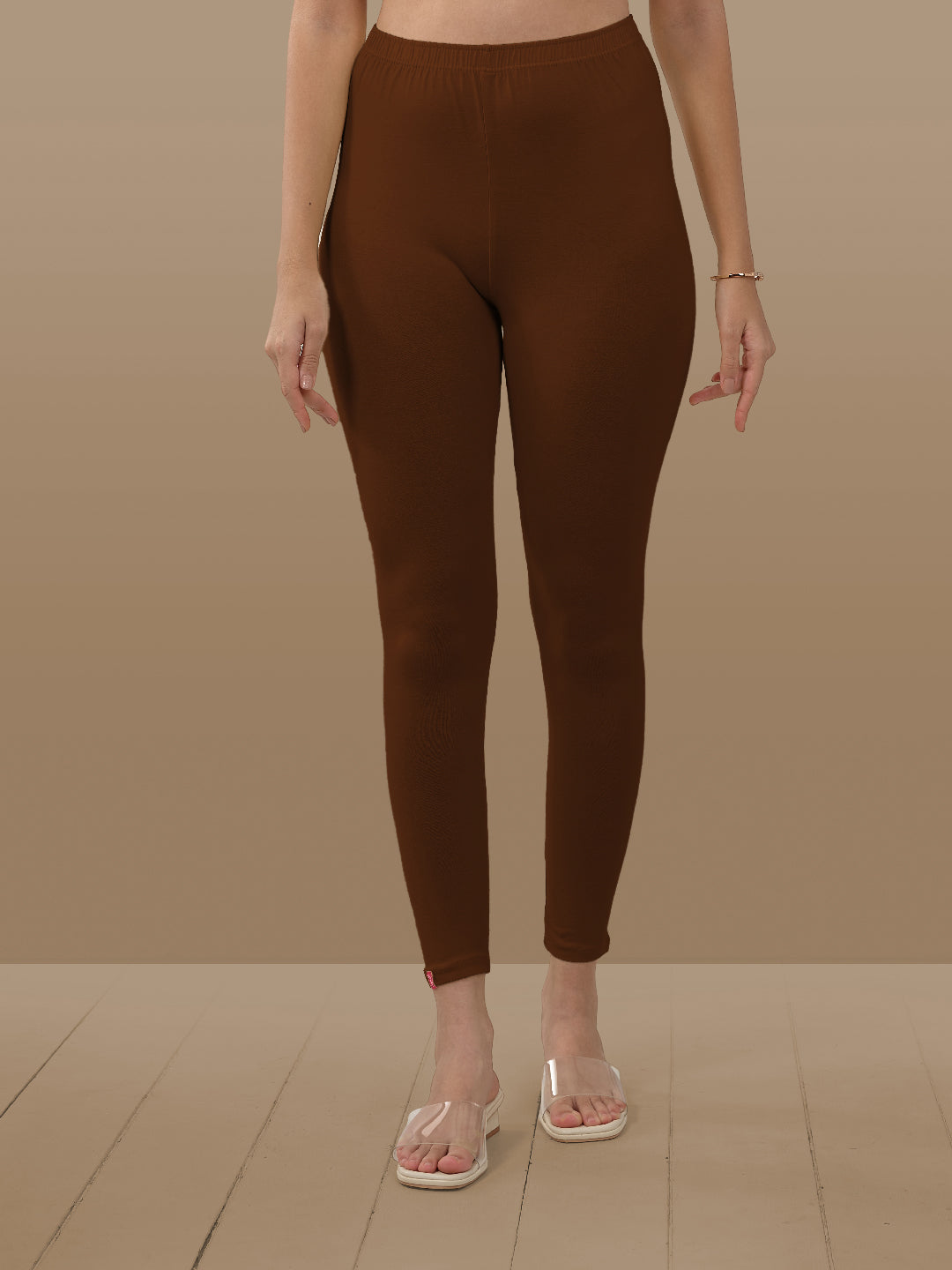 Brown Ankle Length Leggings LYRA