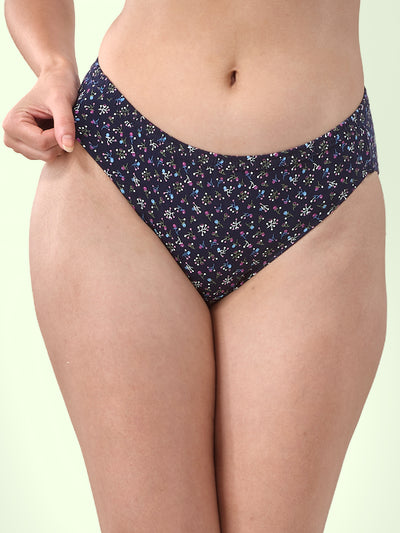 Printed Inner Elastic Bikini Assorted Panty #215