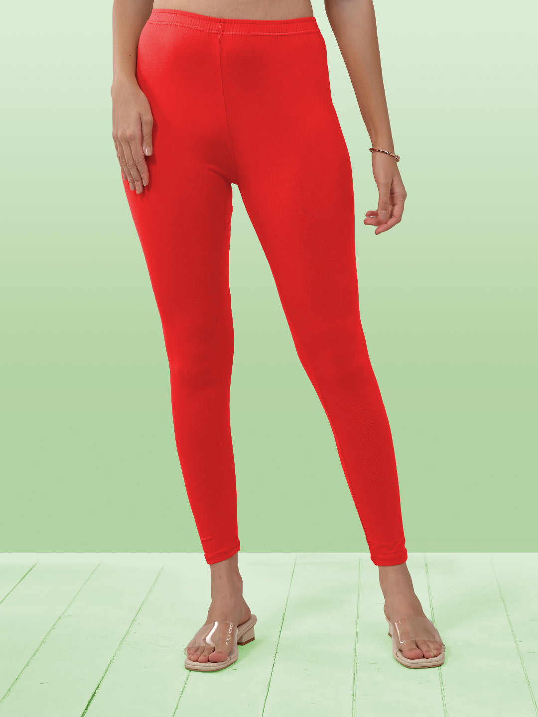 Coral Ankle Length Leggings