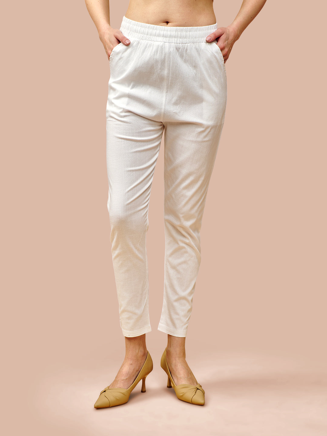 White Cotton Pant