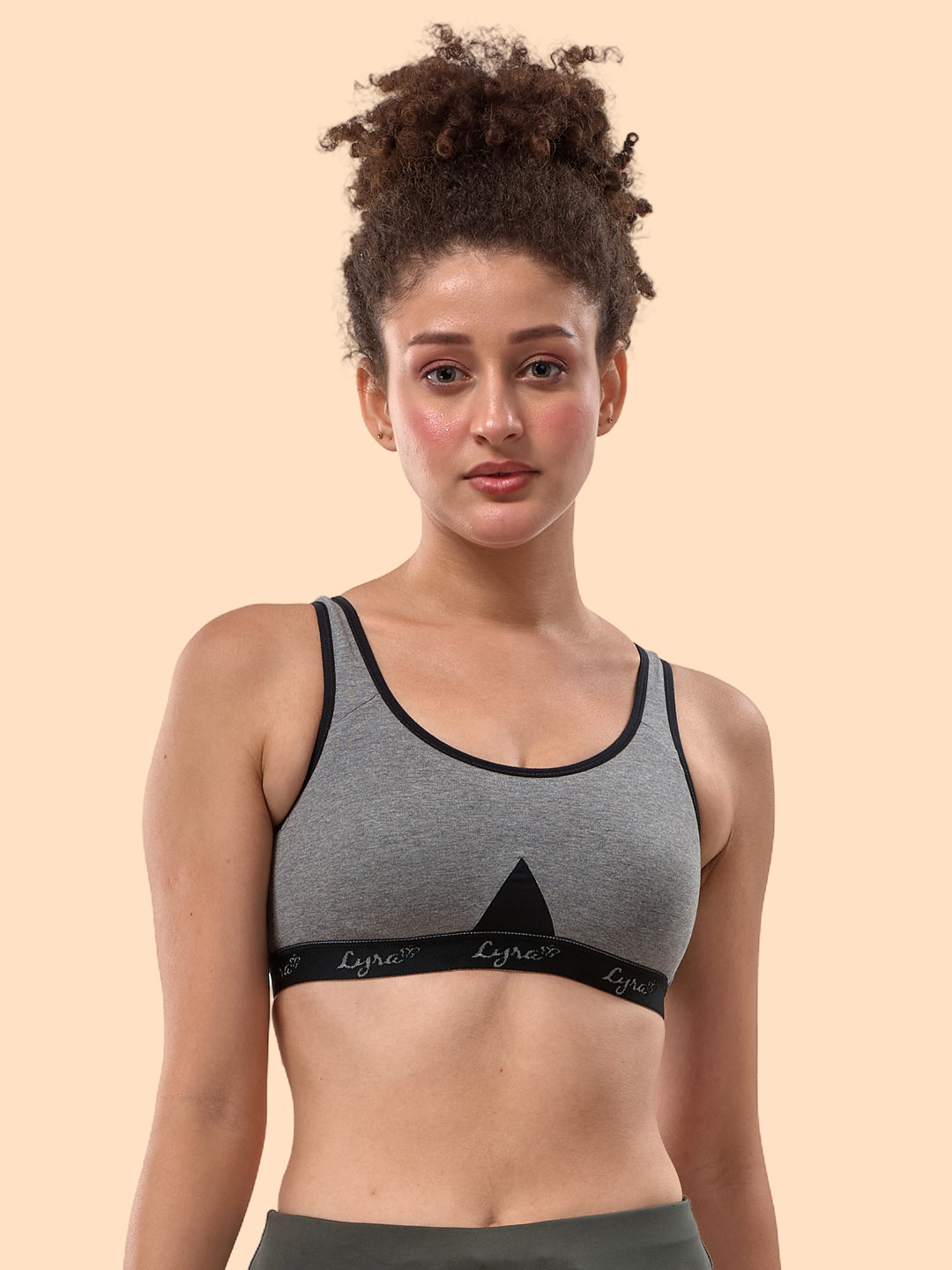 Grey Non-Padded Sports Bra #531