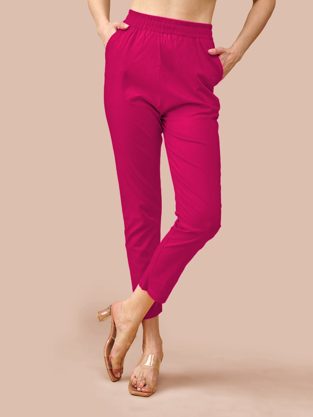 Pink Cotton Pant