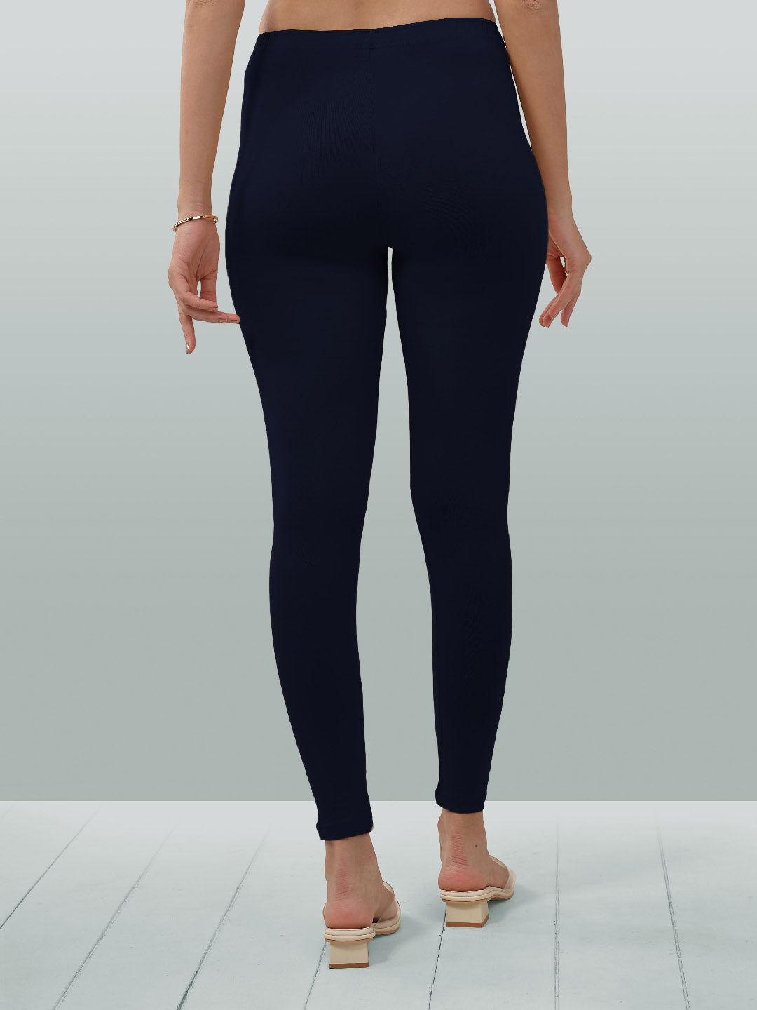 Navy Ankle Length Leggings