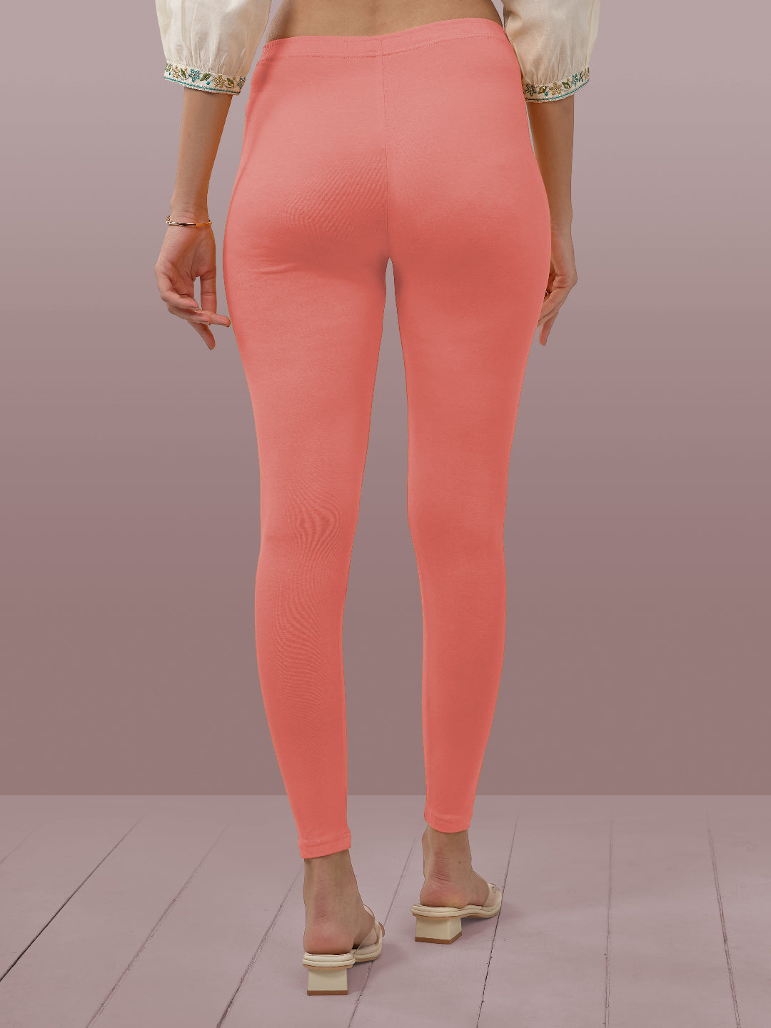 Coral Ankle Length Leggings