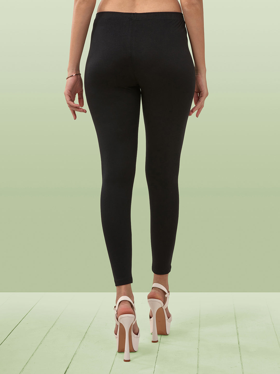 Black Ankle Length Leggings