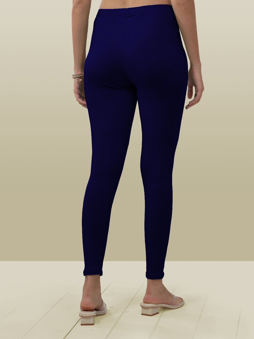 Navy Ankle Length Leggings