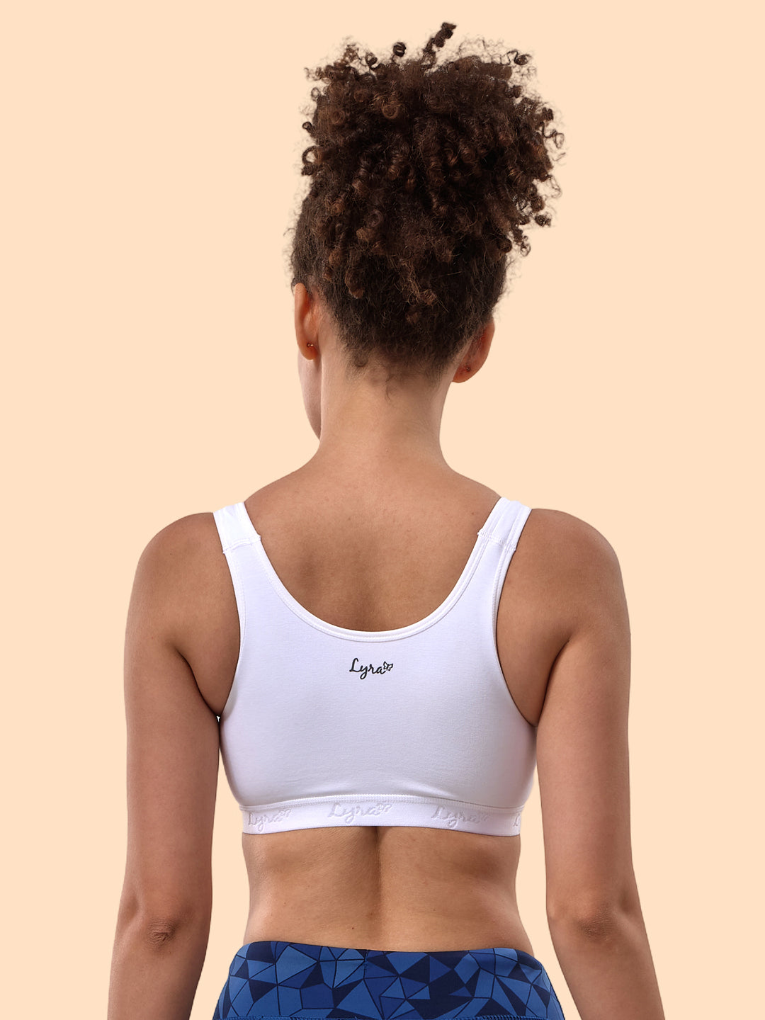 White Non-Padded Sports Bra #531