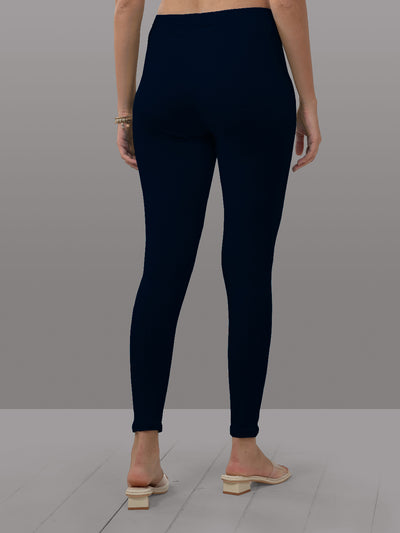 Navy Ankle Length Leggings