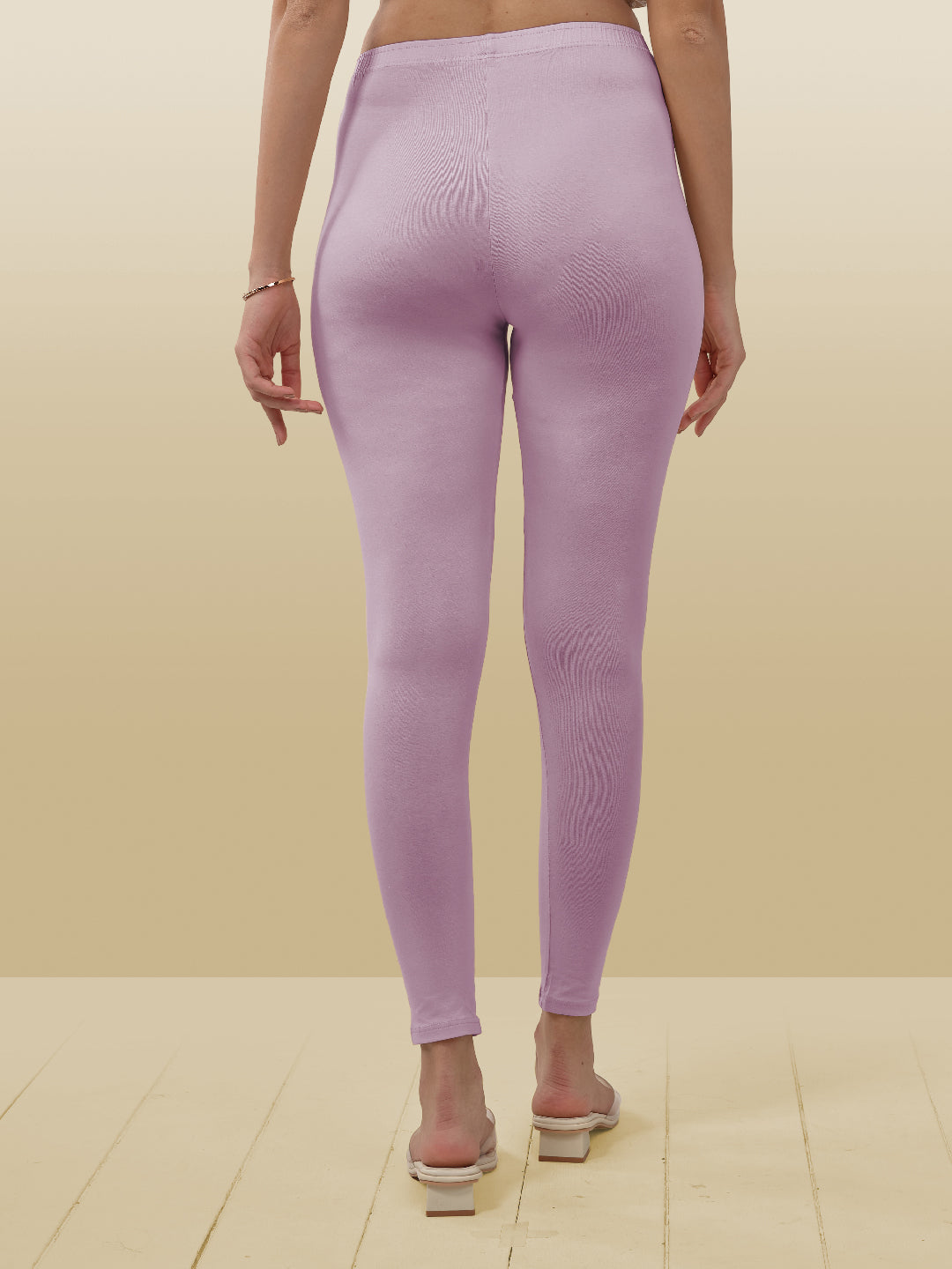 Pink Ankle Length Leggings