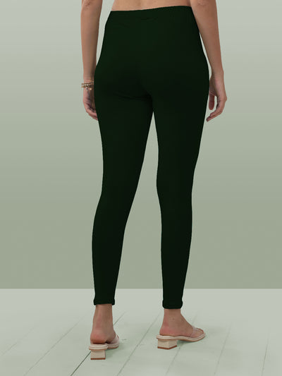 Blue Green Ankle Length Leggings