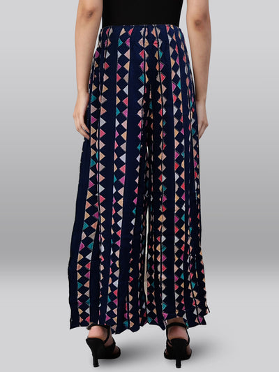 Blue Printed Palazzo