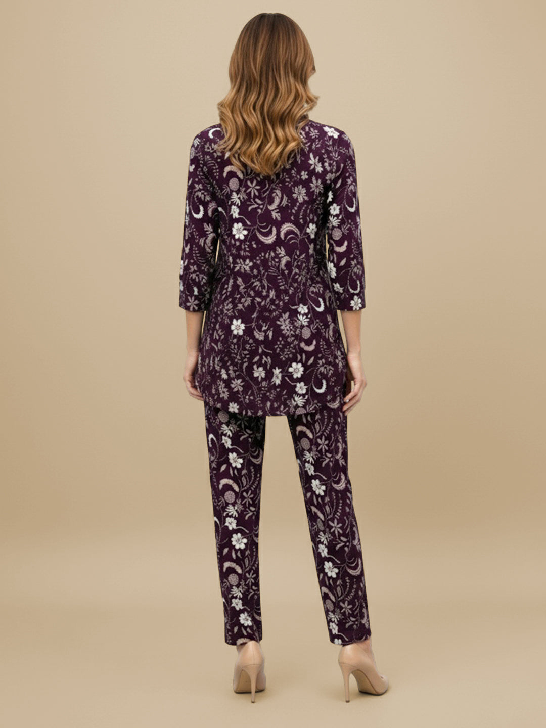 Lyra Women's Printed Premium Rayon B4 PR5 Co-ord Set