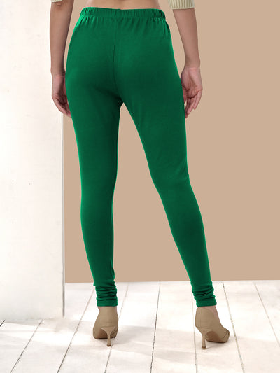 Green Winter Leggings