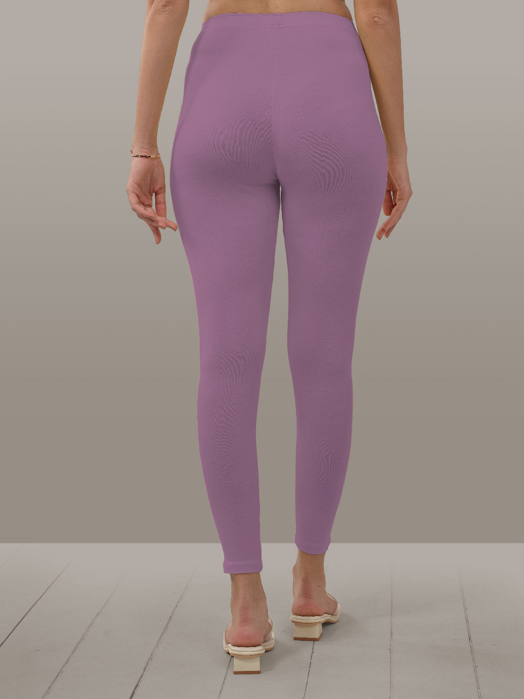 Purple Ankle Length Leggings